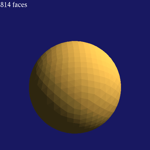 5 it�rations : 2048 facettes.